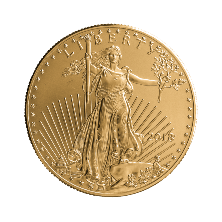 1 oz American Eagle Goldmünze Verschiedene Jahre front