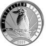 1 kilo Kookaburra Silver Coin 2009 front