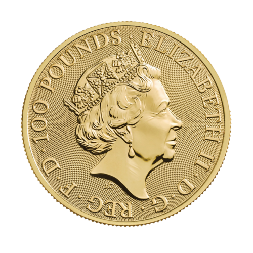 Thumbnail 1 oz Royal Mint Gold Coin 2020 back