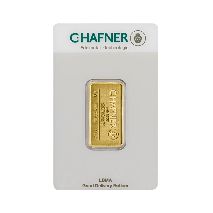 5g C. Hafner Gold Bar front