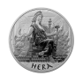 1 troy ounce silver coin gods of Olympus Hera 2022 front