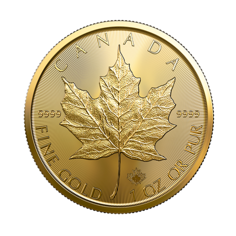 Obverse gold Maple Leaf 2023