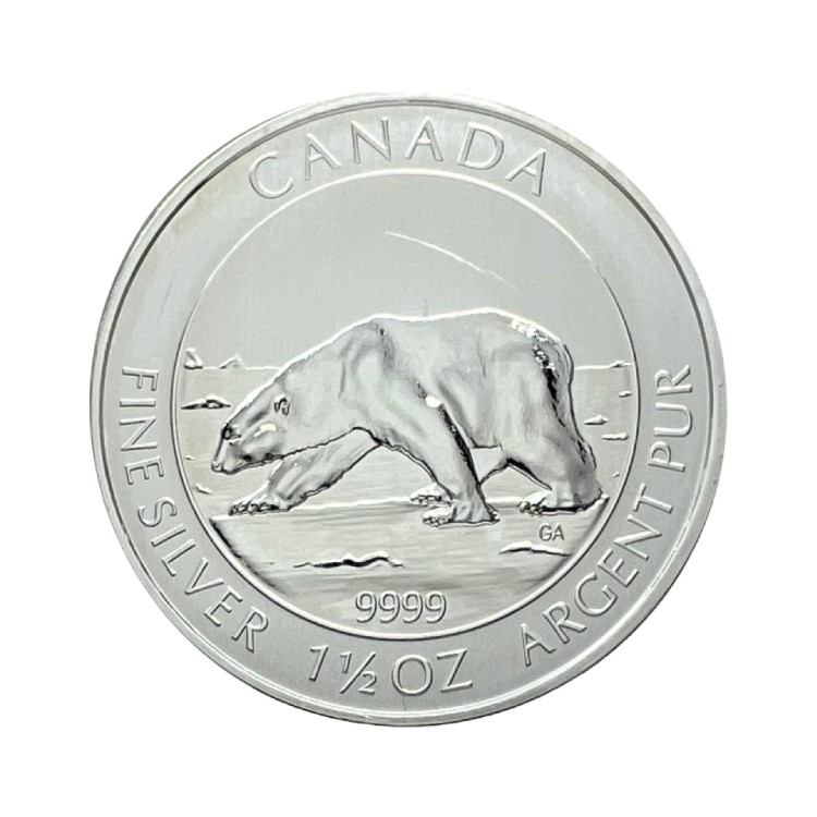 1,5 oz Royal Canadian Mint Silbermünze 2013 front