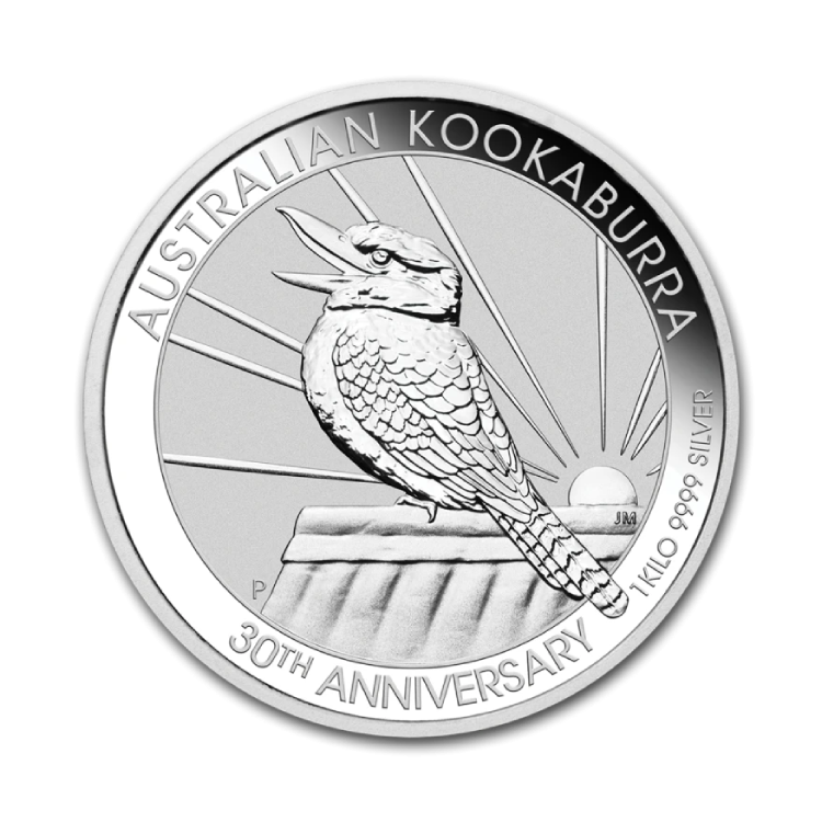 1 kilo Kookaburra Silver Coin 2020 front