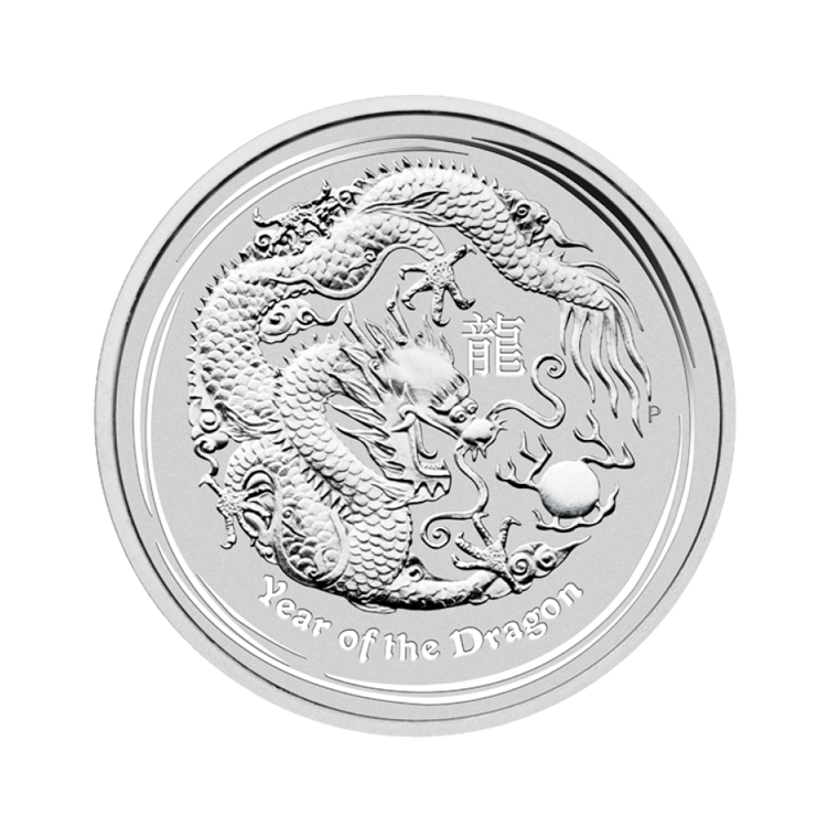 1 kilo Lunar silver coin 2012 Year of the Dragon