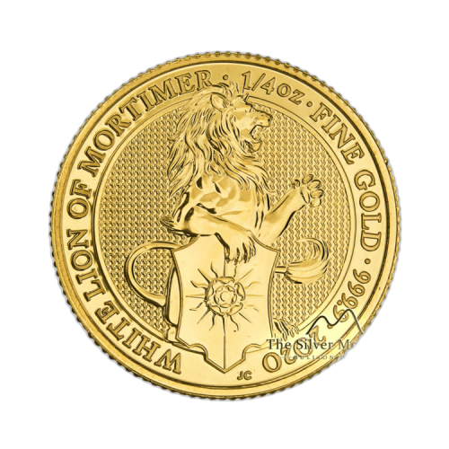 Thumbnail 1/4 oz Queens Beasts Gold Coin 2020 front