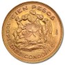 100 Chilean Peso Liberty Gold Coin (1895-1980) front