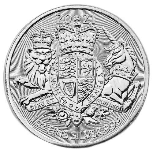 Thumbnail 1 oz Royal Mint Silver Coin 2021 front