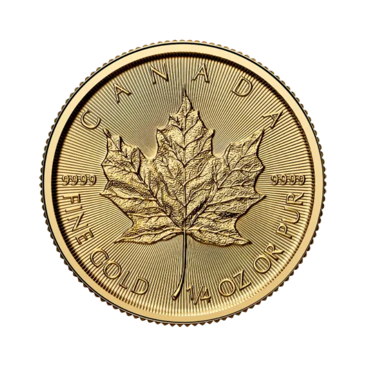 1/4 oz Maple Leaf Or 2024 front