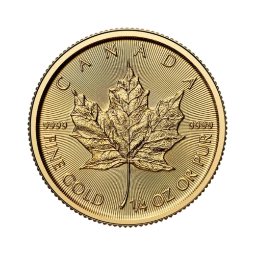 Thumbnail 1/4 oz Maple Leaf Or 2024 front