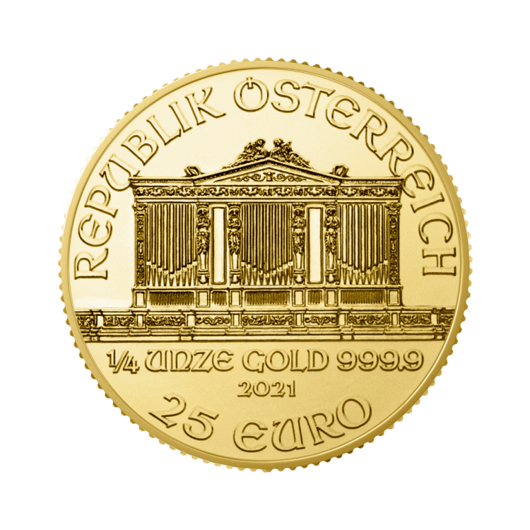 1/4 oz Philharmoniker Gold Coin Mixed Years back