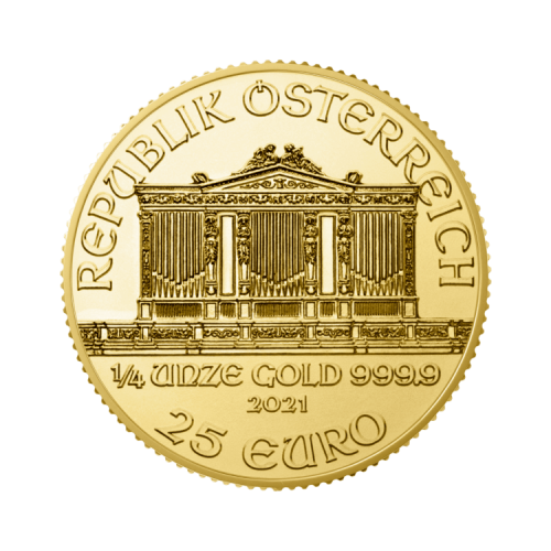 Thumbnail 1/4 oz Philharmoniker Gold Coin Mixed Years back