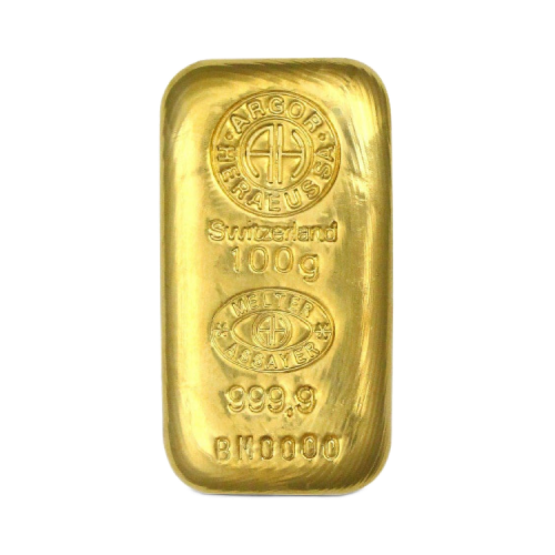 Thumbnail Argor gold bar 100 gram