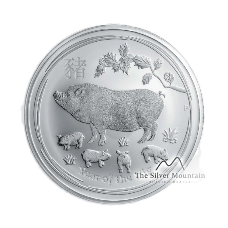 1 kilo Lunar Plata 2019 front