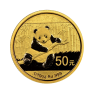 Voorzijde 1/10 troy ounce gouden Panda munt