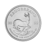 Obverse 1 troy ounce silver Krugerrand coin