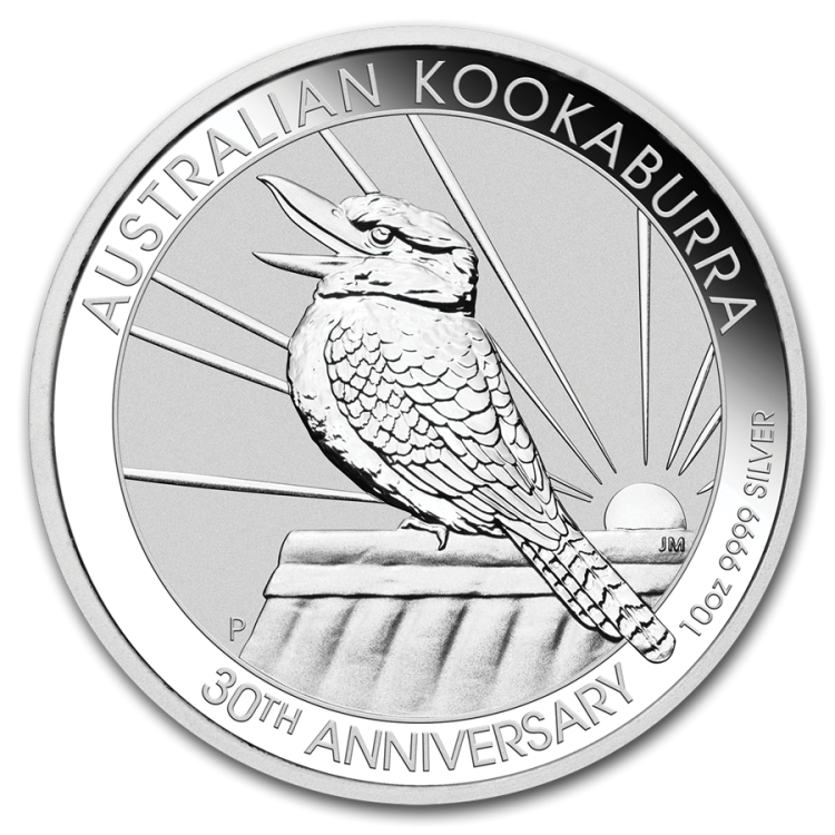 10 oz Kookaburra Silver Coin 2020 front