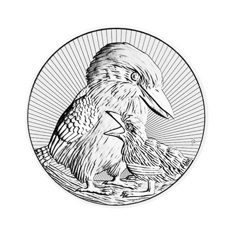 2 oz Kookaburra Silver Coin 2020 front