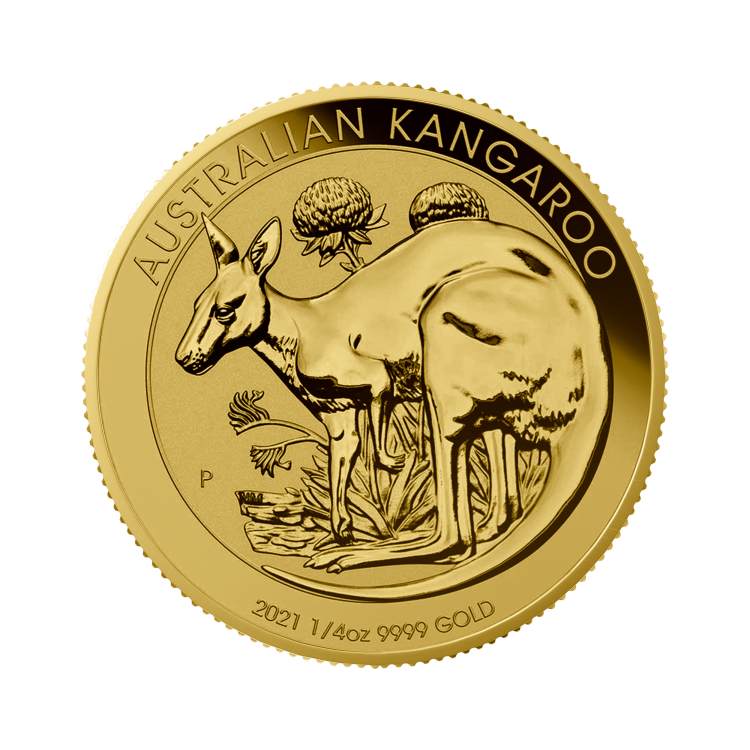 1/2 oz Kangaroo Gold Coin 2021 front