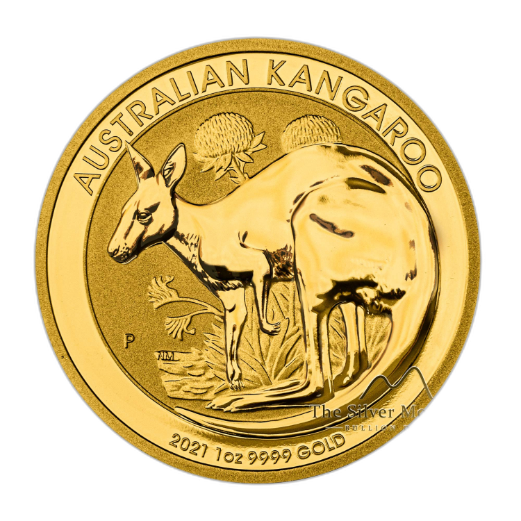 1 oz Kangaroo Gold Coin 2021 front