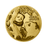 15g Panda Gold Coin 2021 front