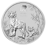 1 kilo Lunar Plata 2022 front