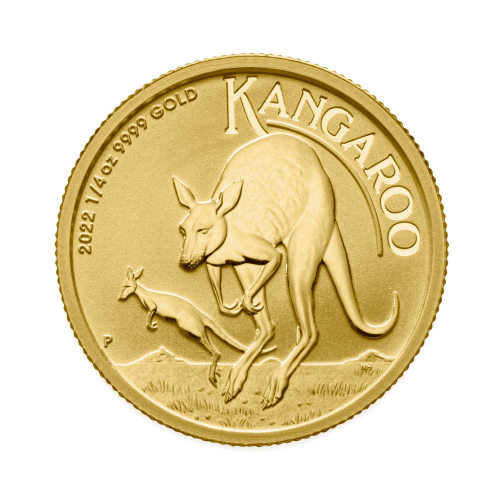 Thumbnail 1/4 oz gold Kangaroo coin 2022