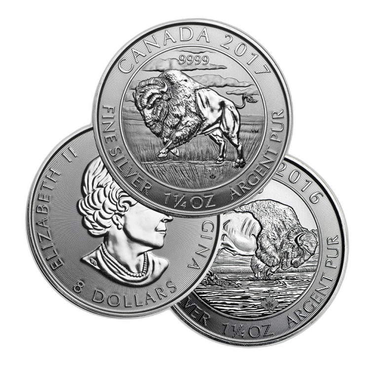 1.25 troy ounce zilveren munt divers front