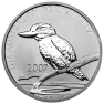 1 oz Kookaburra d'Argent 2007 front