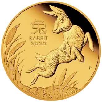 Gold Lunar coin of 2023