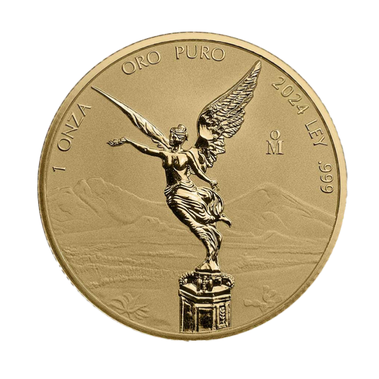 1 troy ounce gold coin Mexican Libertad 2024 reverse proof