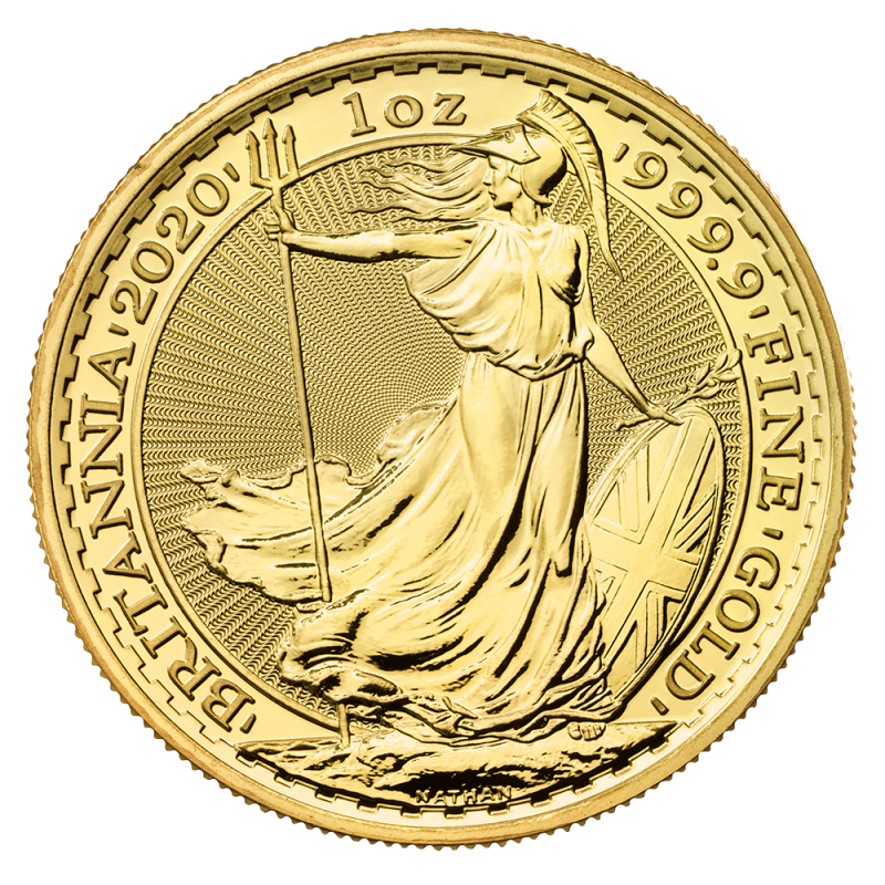 1 oz Britannia 2020 Gold Coin | Bitgild
