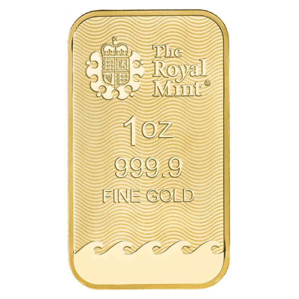 1 oz Britannia Gold Bar | Royal Mint(Back)