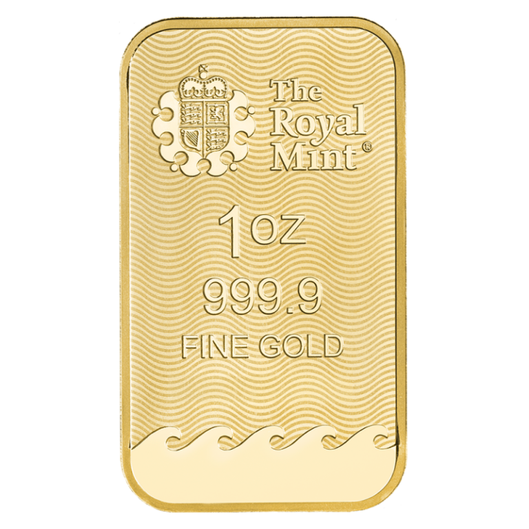 Oz Britannia Gold Bar Royal Mint Bitgild