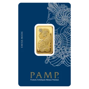 1/2 oz Gold Bar | PAMP Fortuna(Front)