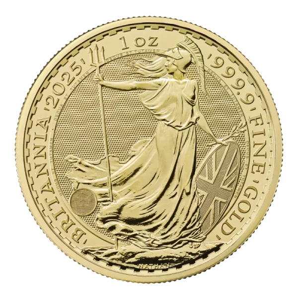 1 oz Britannia Charles III Gold Coin | 2025(Front)