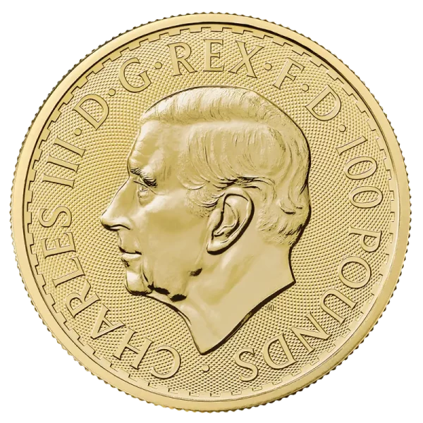 1 oz Britannia Charles III Gold Coin | 2025(Back)