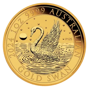 1 oz Perth Mint Gold Swan | 2024(Front)