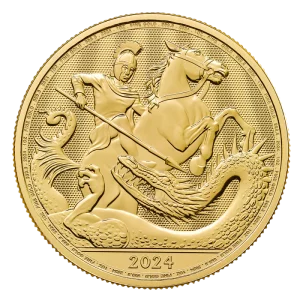 1 oz St George and the Dragon Gold Coin | 2024(Front)