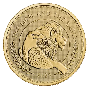 1 oz The British Lion and American Eagle Gold Coin | 2024(Front)